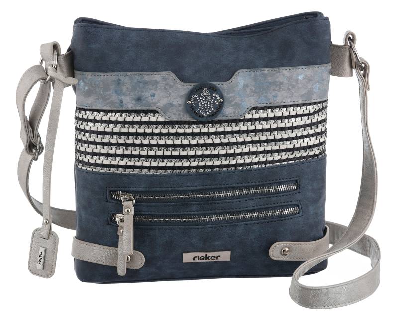 Rieker Umhängetasche, Schultertasche, Damen-Tasche mit praktischem Reissverschluss-Rückfach von Rieker