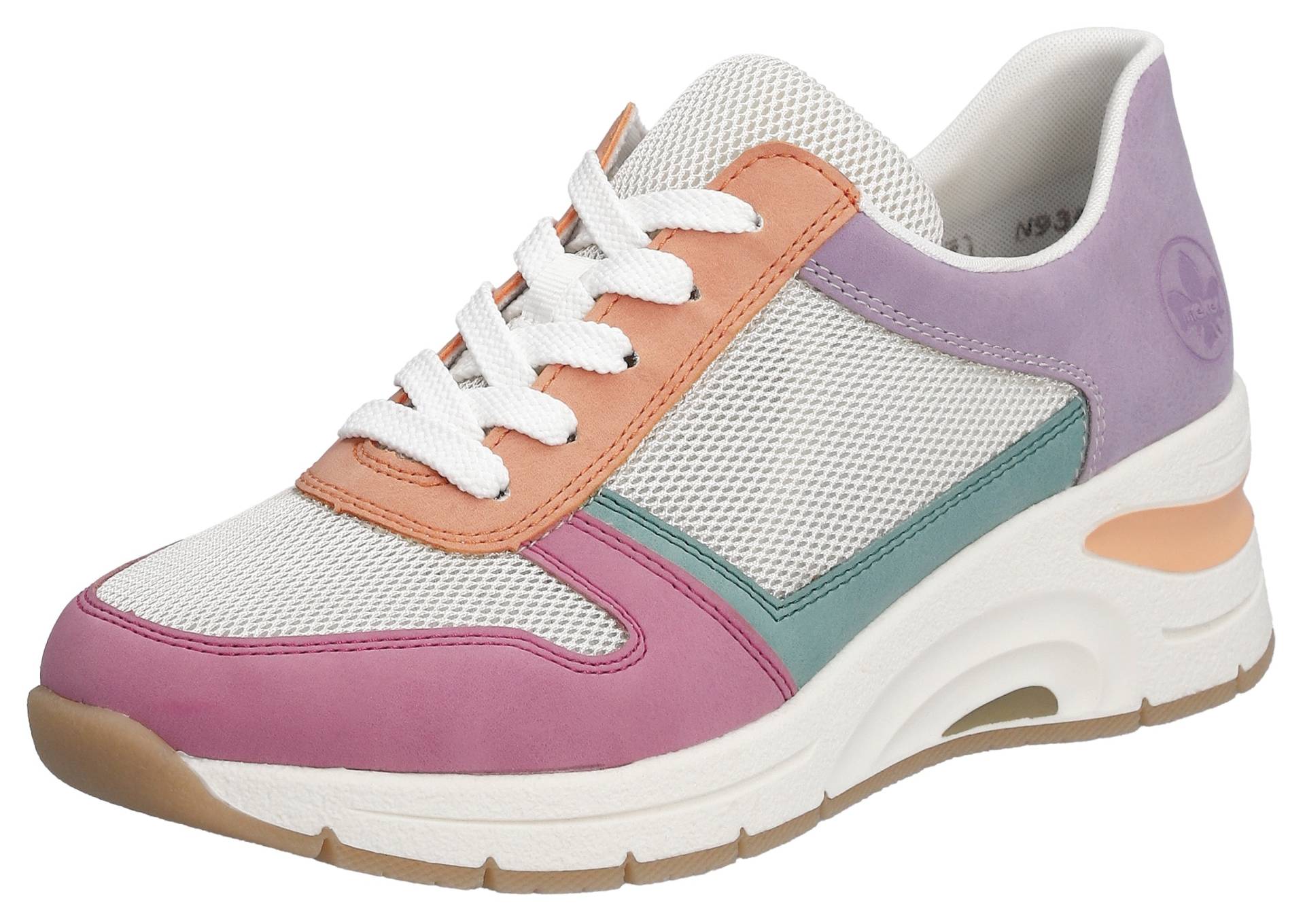 Rieker Wedgesneaker »vegan«, herausnehmbarer Soft-Einlage, Freizeitschuh, Halbschuh, Schnürschuh Rieker Wedgesneaker »vegan«, herausnehmbarer Soft-Einlage, Freizeitschuh, Halbschuh, Schnürschuh von Rieker