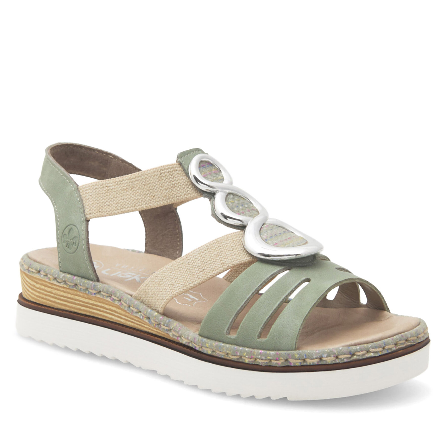 Sandalen Rieker 679L4-52 Green von Rieker