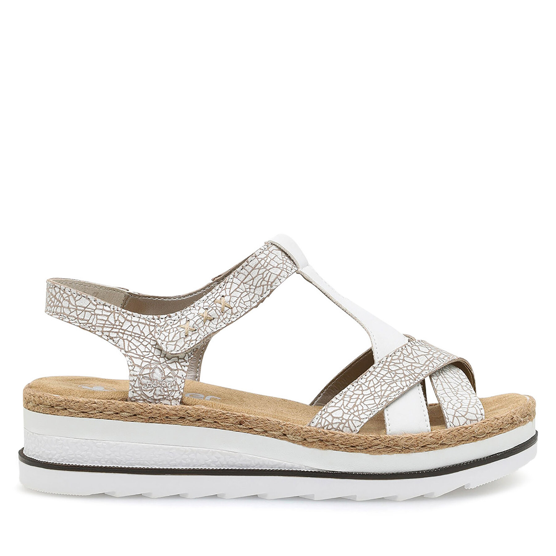 Sandalen Rieker V7919-80 Weiß Sandalen Rieker V7919-80 Weiß von Rieker