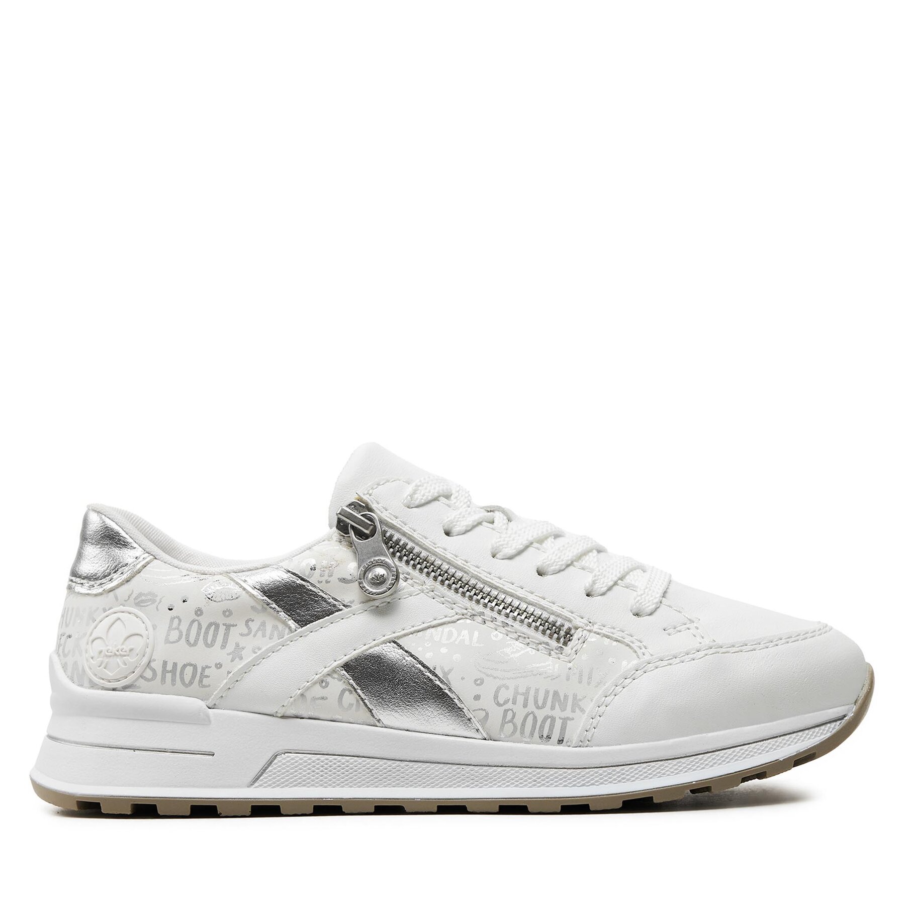 Sneakers Rieker N1403-80 White von Rieker