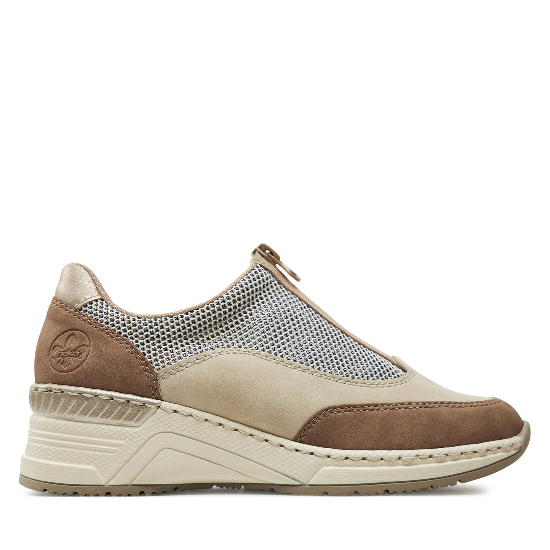 Sneakers Rieker N4357-60 Beige Combination von Rieker