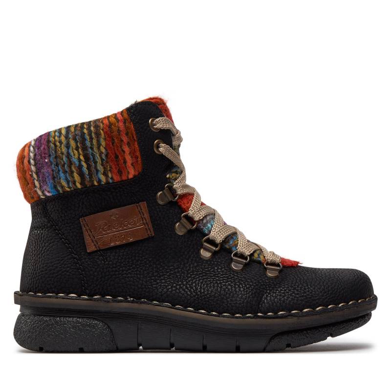 Stiefeletten Rieker 73343-00 Black Combination von Rieker