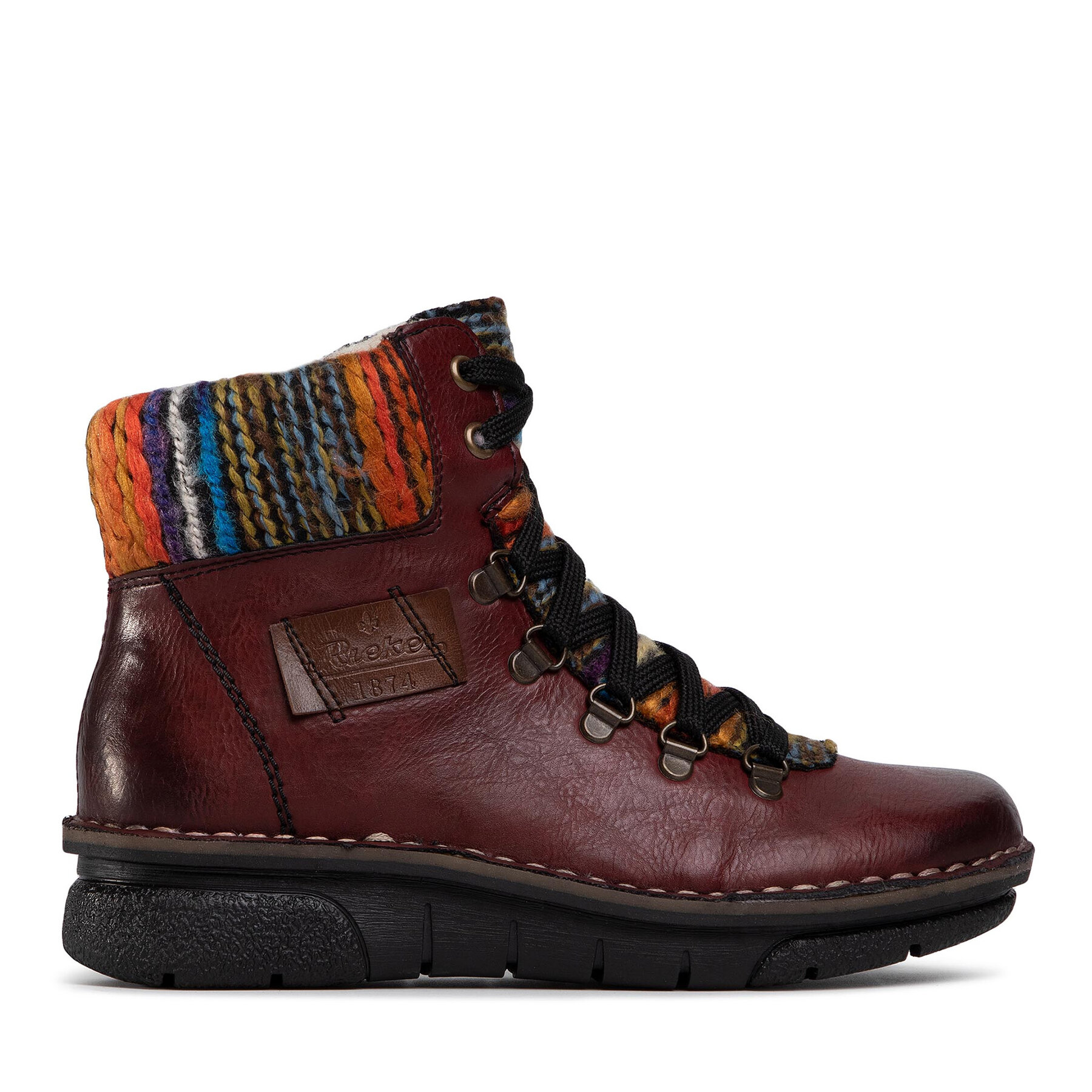 Stiefeletten Rieker 73343-35 Rot Kombi von Rieker