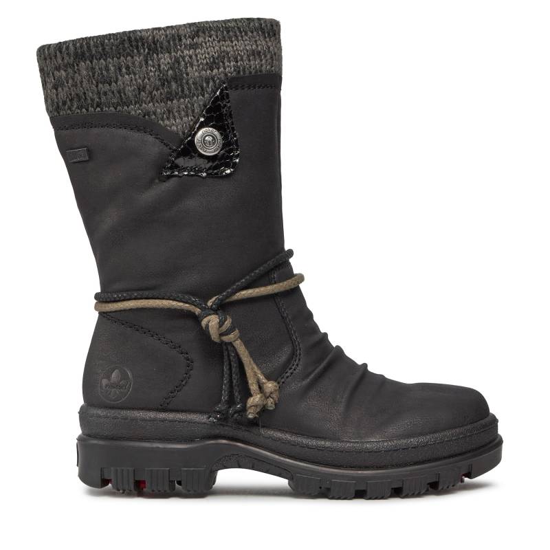 Stiefeletten Rieker X8283-00 Schwarz / Schwarz / Anthrazit 00 von Rieker