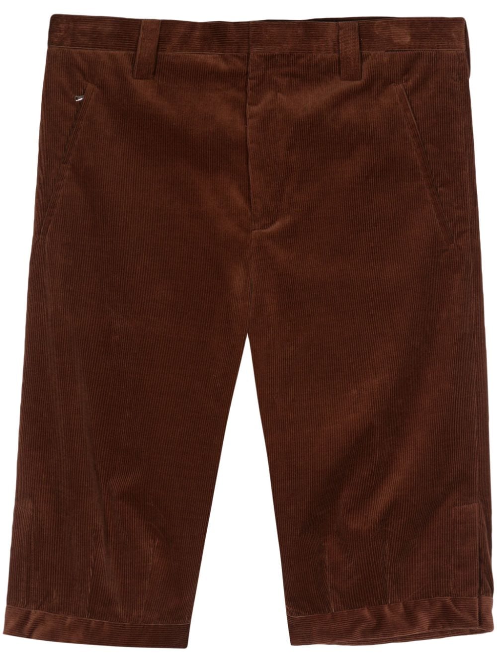Rier corduroy bermuda shorts - Brown von Rier