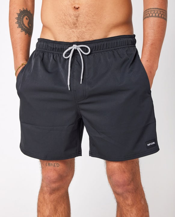 Rip Curl Daily Volley Badeshorts schwarz von Rip Curl