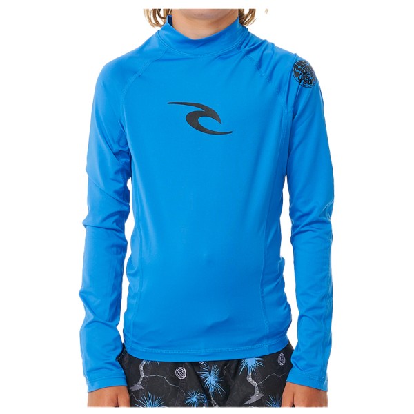 Rip Curl - Kid's Brand Wave UVP L/S - Lycra Gr 8 years blau von Rip Curl