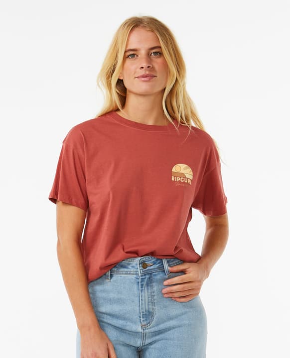 Rip Curl Line UP Relaxed T-Shirt rost von Rip Curl