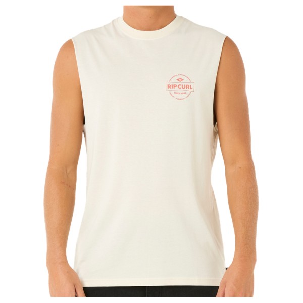Rip Curl - Stapler Muscle - Tank Top Gr L weiß von Rip Curl