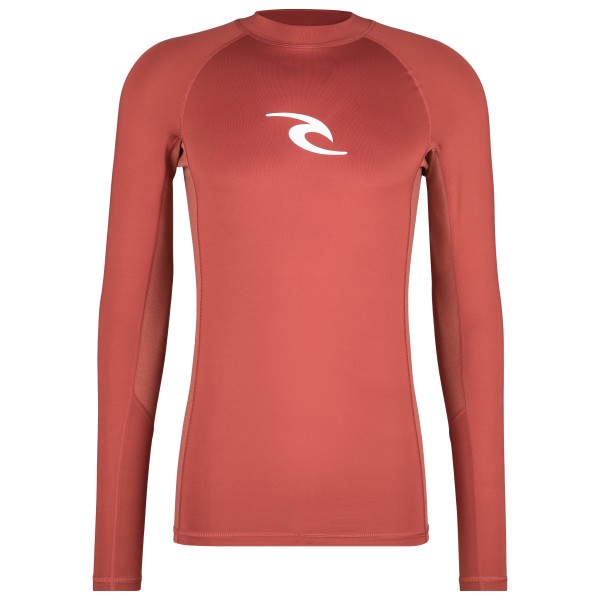 Rip Curl - Waves UVP Performance L/S - Lycra Gr S rot von Rip Curl