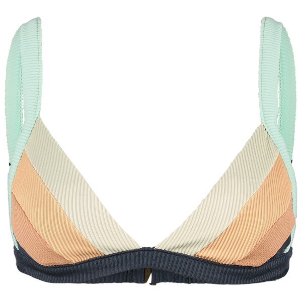 Rip Curl - Women's Block Party Spliced Fixed Tri - Bikini-Top Gr M;XS grün;weiß Rip Curl - Women's Block Party Spliced Fixed Tri - Bikini-Top Gr M;XS grün;weiß von Rip Curl