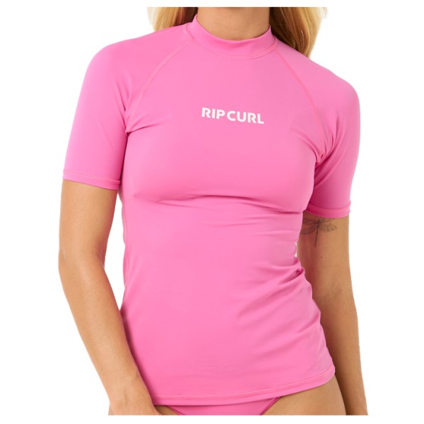 Rip Curl - Women's Classic Surf S/S UPF Rashguard - Lycra Gr S rosa von Rip Curl