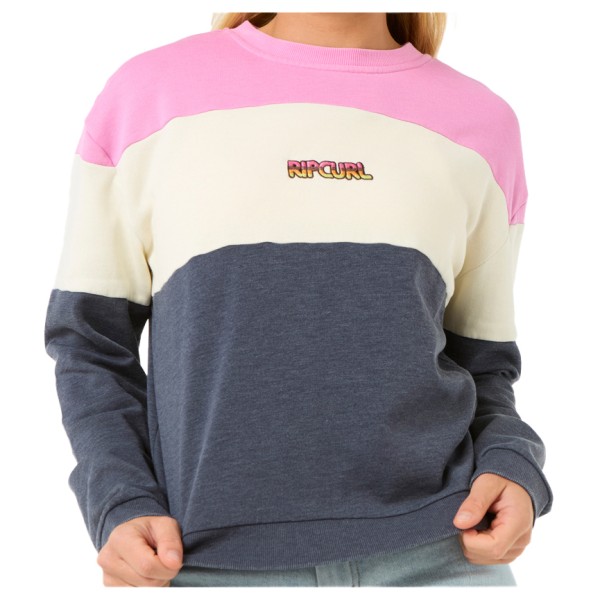 Rip Curl - Women's Las Dalias Colourblock Crew - Pullover Gr XXL blau von Rip Curl