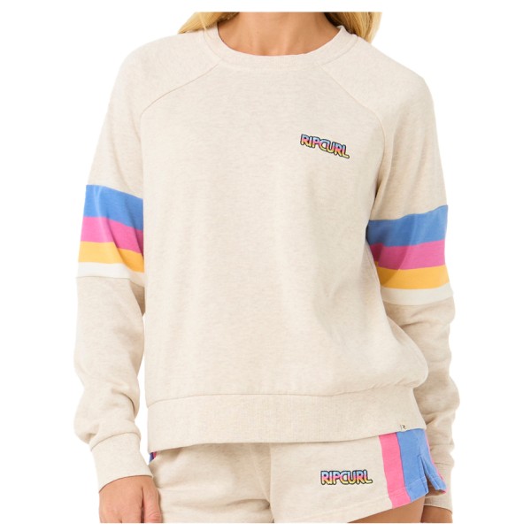 Rip Curl - Women's Las Dalias Raglan Crew - Pullover Gr XXS weiß/beige von Rip Curl