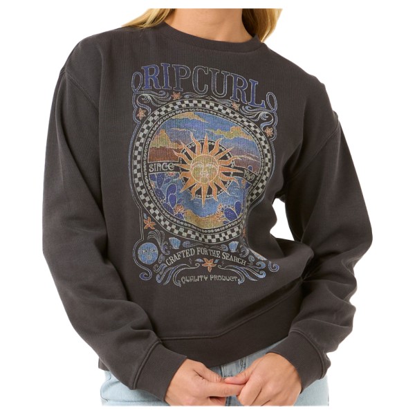 Rip Curl - Women's Luna Relaxed Crew - Pullover Gr M grau von Rip Curl