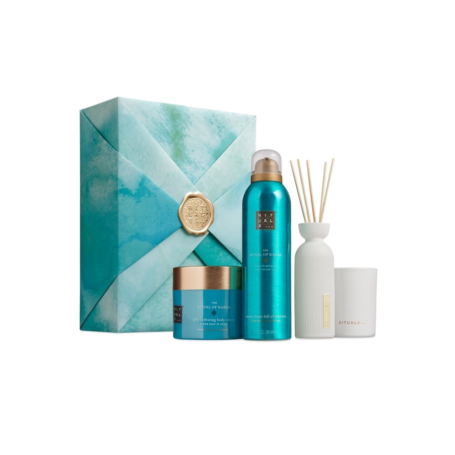 Rituals The Ritual of Karma Rituals The Ritual of Karma Lotus & White Tea Bath & Body Gift Set Large koerperpflege 1.0 pieces von Rituals