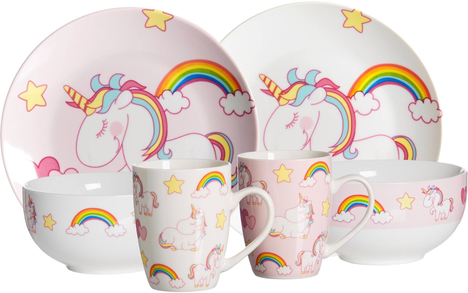 Ritzenhoff & Breker Kindergeschirr-Set »Unicorn«, (6 tlg.) von Ritzenhoff & Breker