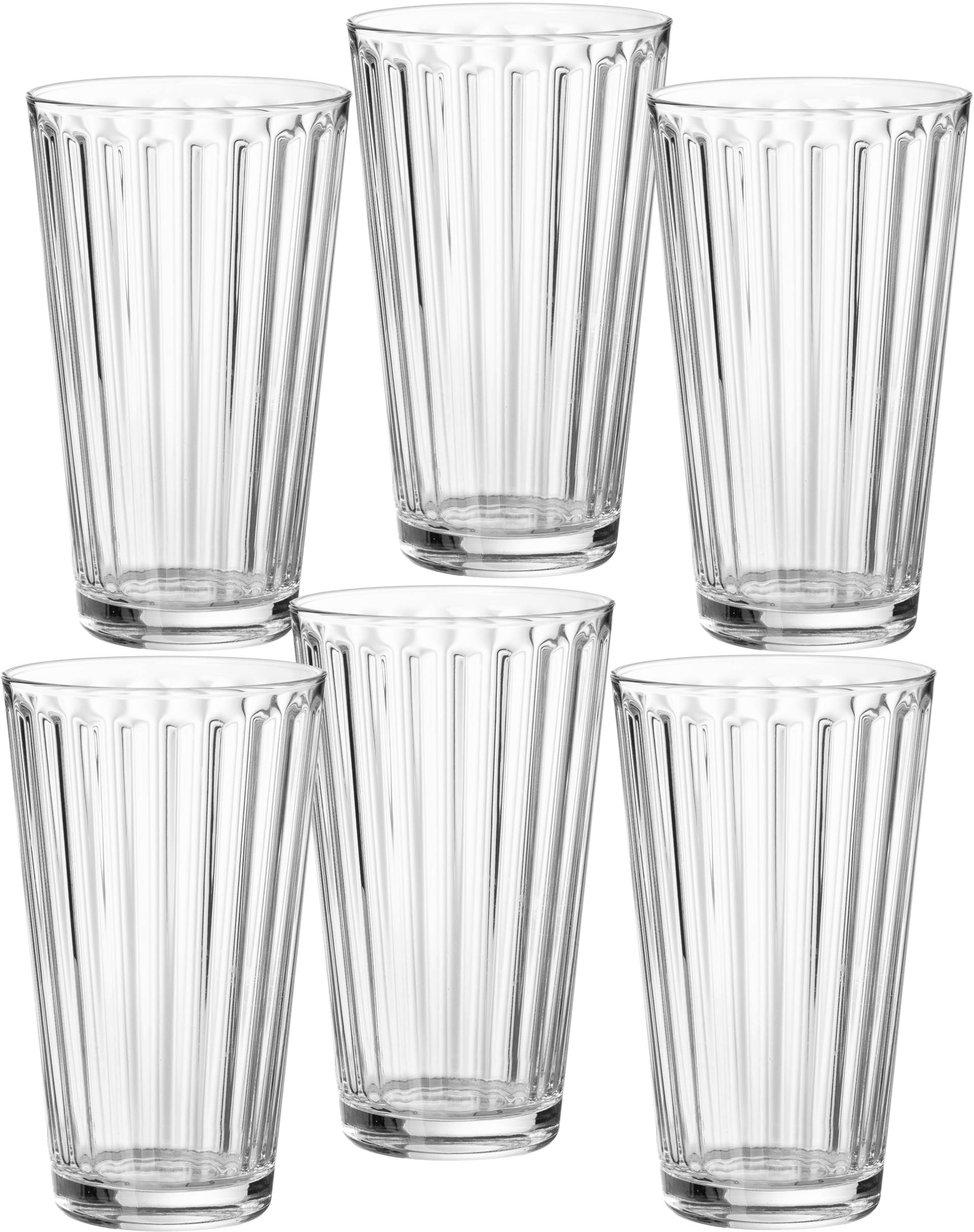 Ritzenhoff & Breker Longdrinkglas »Lawe«, (Set, 6 tlg., 6 Longdrinkgläser, je 400 ml) von Ritzenhoff & Breker