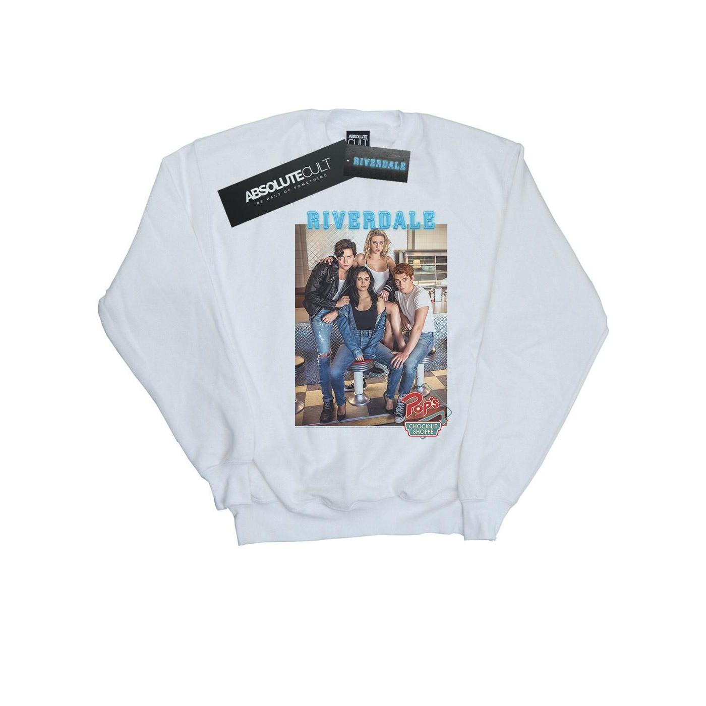 Pops Group Photo Sweatshirt Herren Weiss 4XL von Riverdale