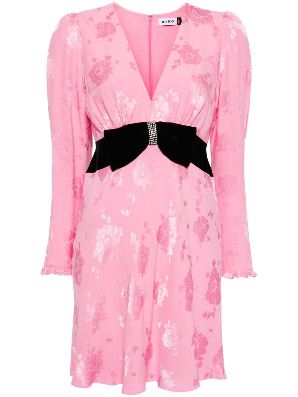 Rixo Bambi floral-jacquard minidress - Pink von Rixo