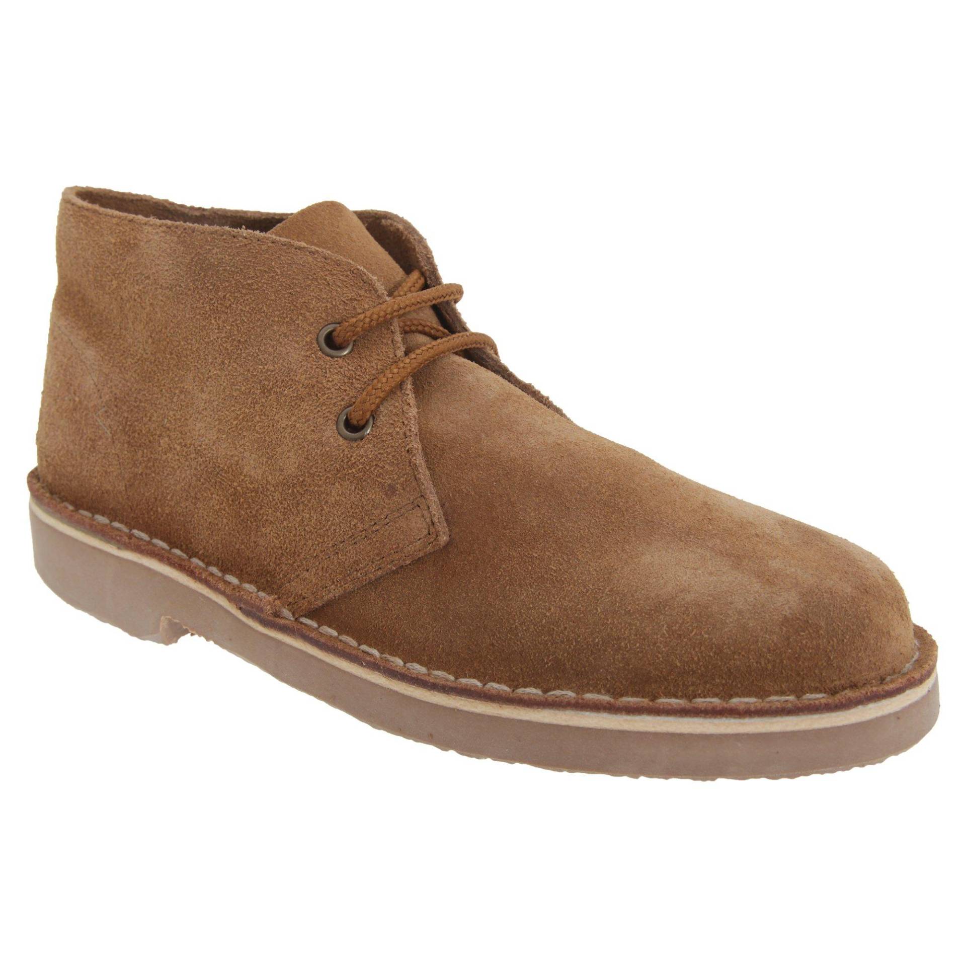 Desertboots Schnürschuhe Halbschuhe, Wildleder Herren Sand 36 von Roamers