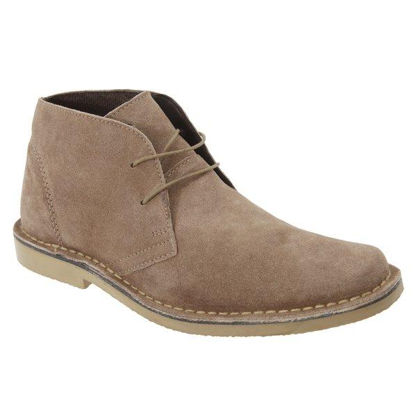 Schnürschuhe Schnürhalbschuhe Desertboots, Wildleder Herren Sand 45.5 von Roamers