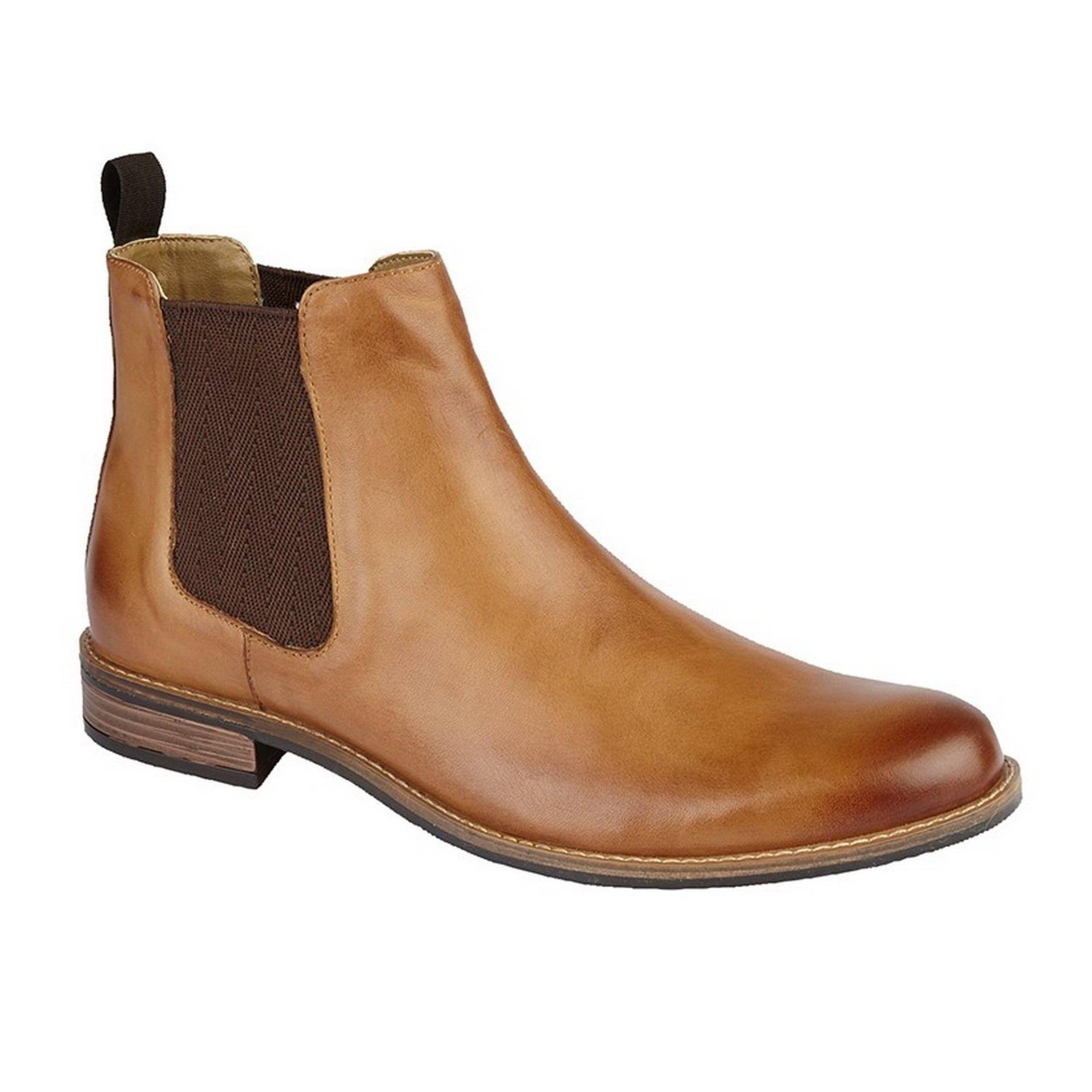 Leder Stiefeletten Herren Tan 42 von Roamers