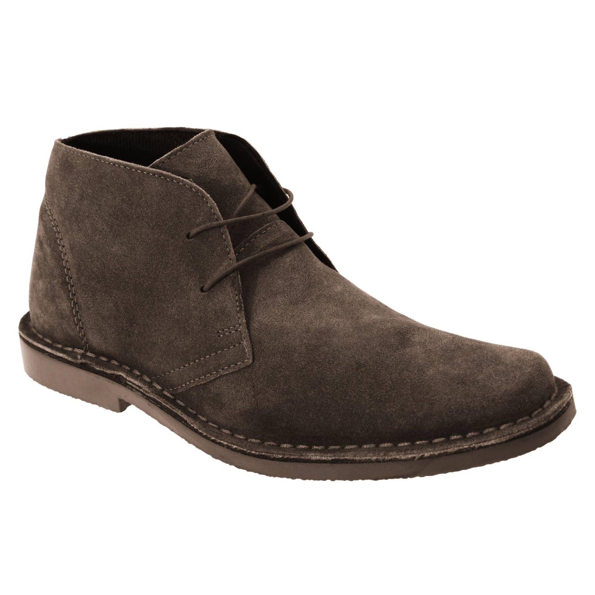 Schnürschuhe Schnürhalbschuhe Desertboots, Wildleder Herren Braun 42 von Roamers