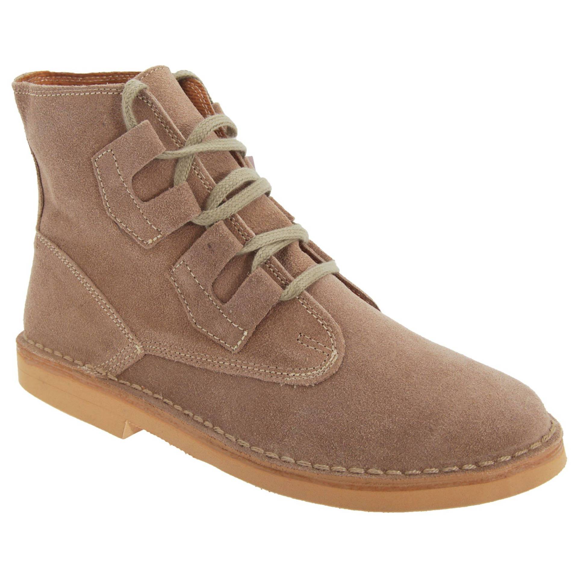 Ghillie Wildleder Wüsten Stiefel Herren Taupe 44.5 von Roamers