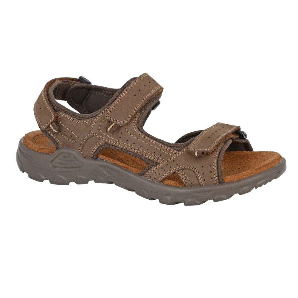 Sportsandalen, Leder Herren Braun 42 von Roamers