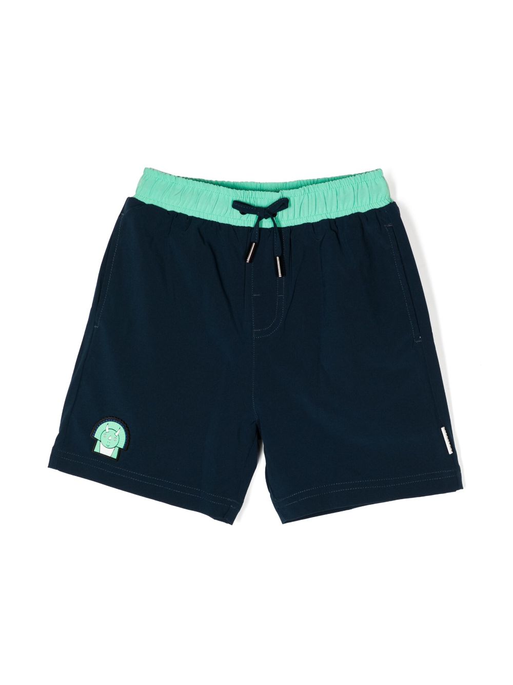 Roarsome Spike the Dinosaur swim shorts - Blue