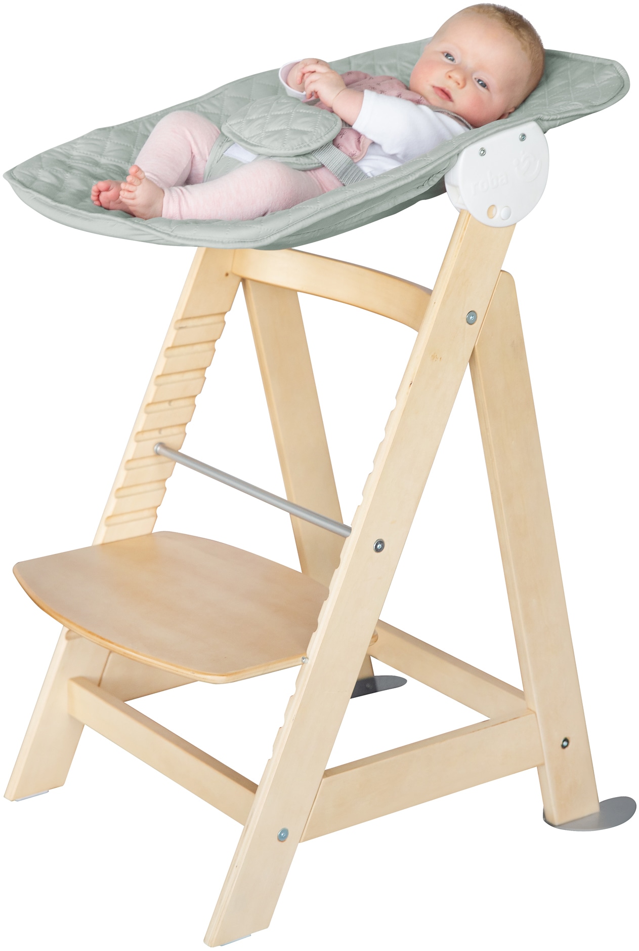 roba® Hochstuhl »Treppenhochstuhl 2-in-1 Set Style, Born Up« von Roba®