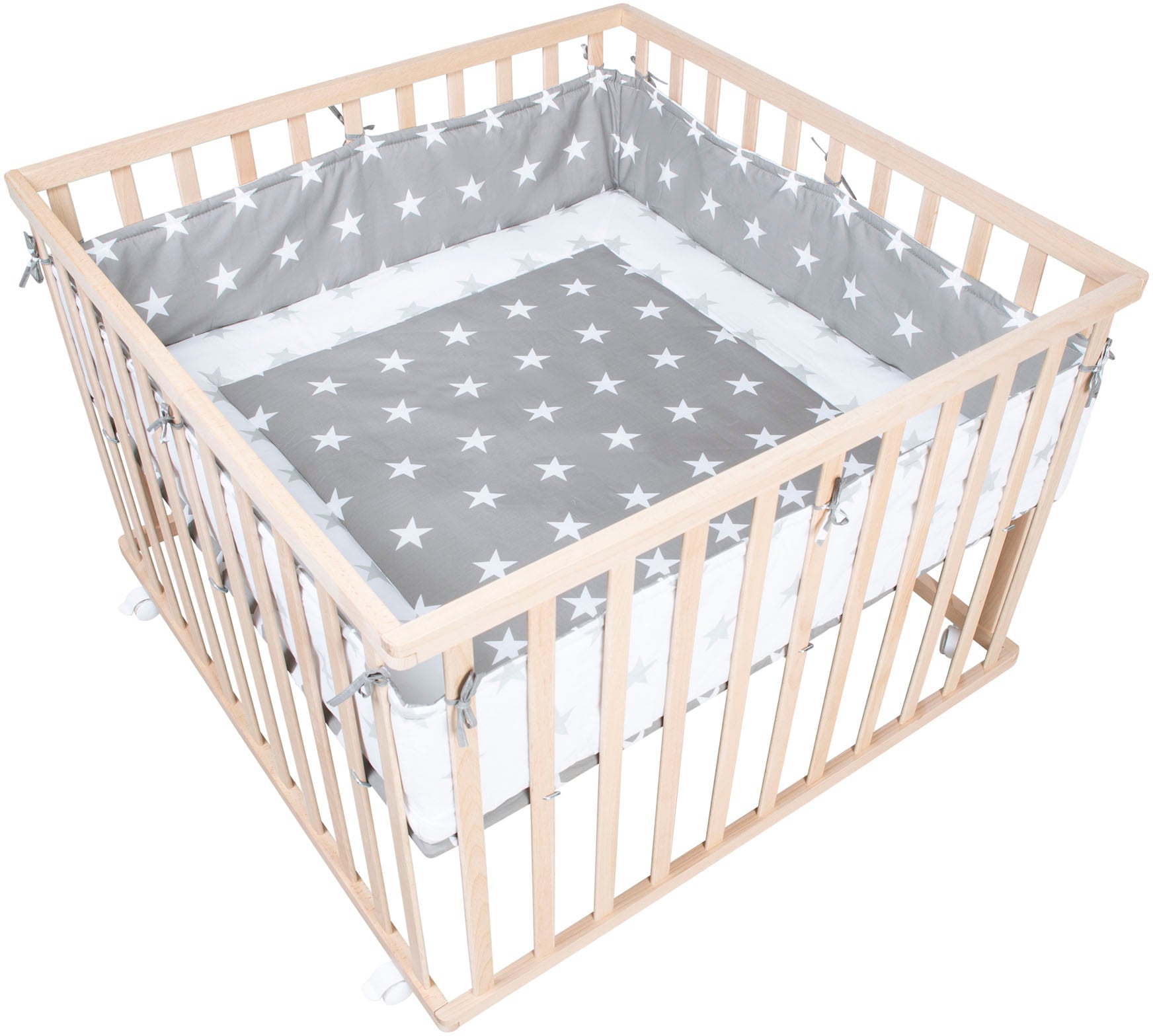 roba® Laufgitter »Little Stars, 100x100 cm, natur«, bis 15 kg von Roba®