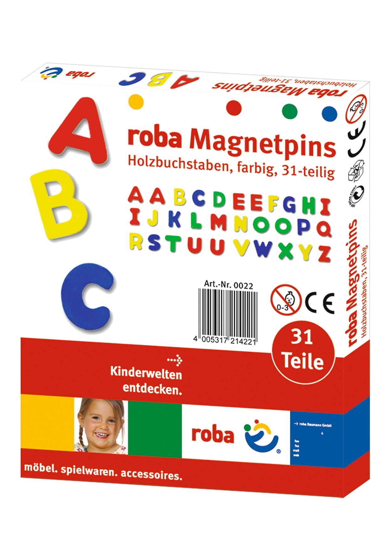 roba® Magnet »Magnetbuchstaben«, (31 St.) von Roba®