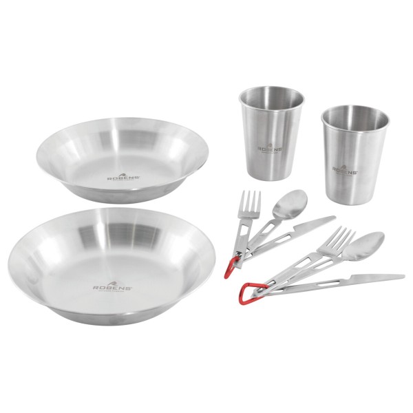 Robens - Sierra Steel Meal Set - Geschirr-Set grau Robens - Sierra Steel Meal Set - Geschirr-Set grau von Robens
