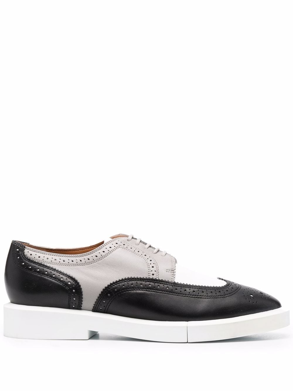 Robert Clergerie colour-block Oxford shoes - Black von Robert Clergerie