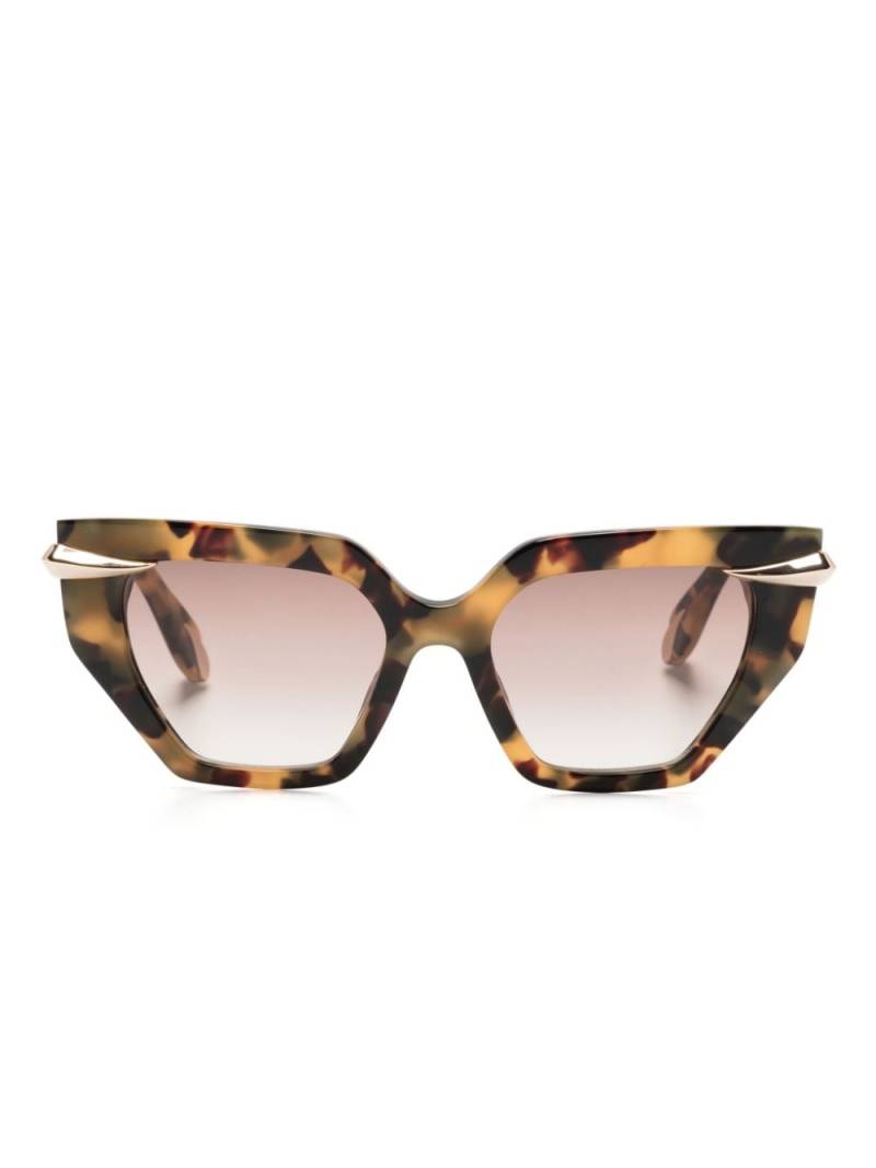 Roberto Cavalli Fang cat-eye sunglasses - Brown von Roberto Cavalli