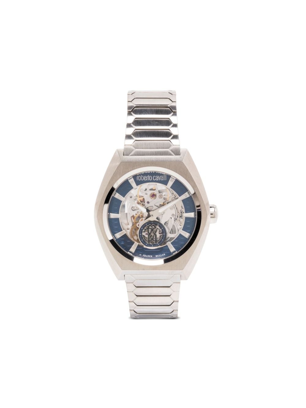 Roberto Cavalli Skeleton automatic 35mm - Silver von Roberto Cavalli