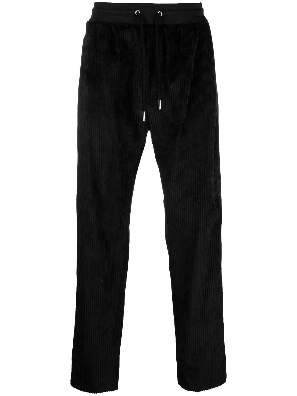 Roberto Cavalli crest appliqué track pants - Black von Roberto Cavalli