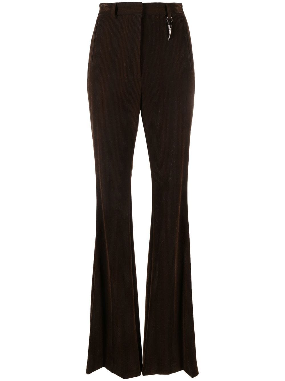 Roberto Cavalli high-waisted flared-leg trousers - Brown von Roberto Cavalli