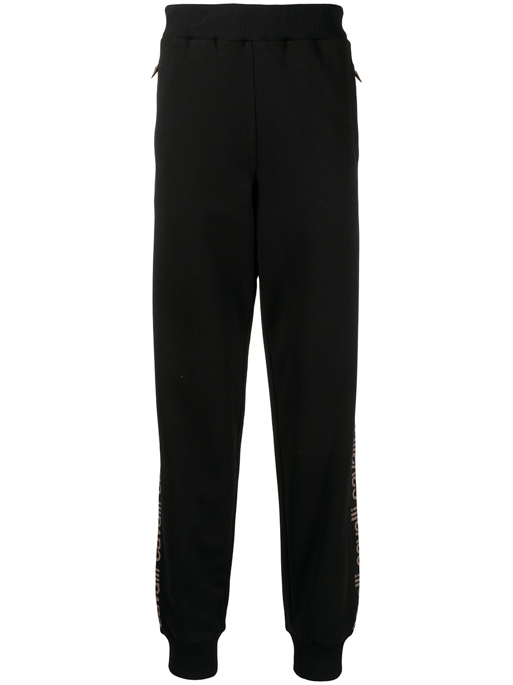 Roberto Cavalli logo-print track pants - Black von Roberto Cavalli