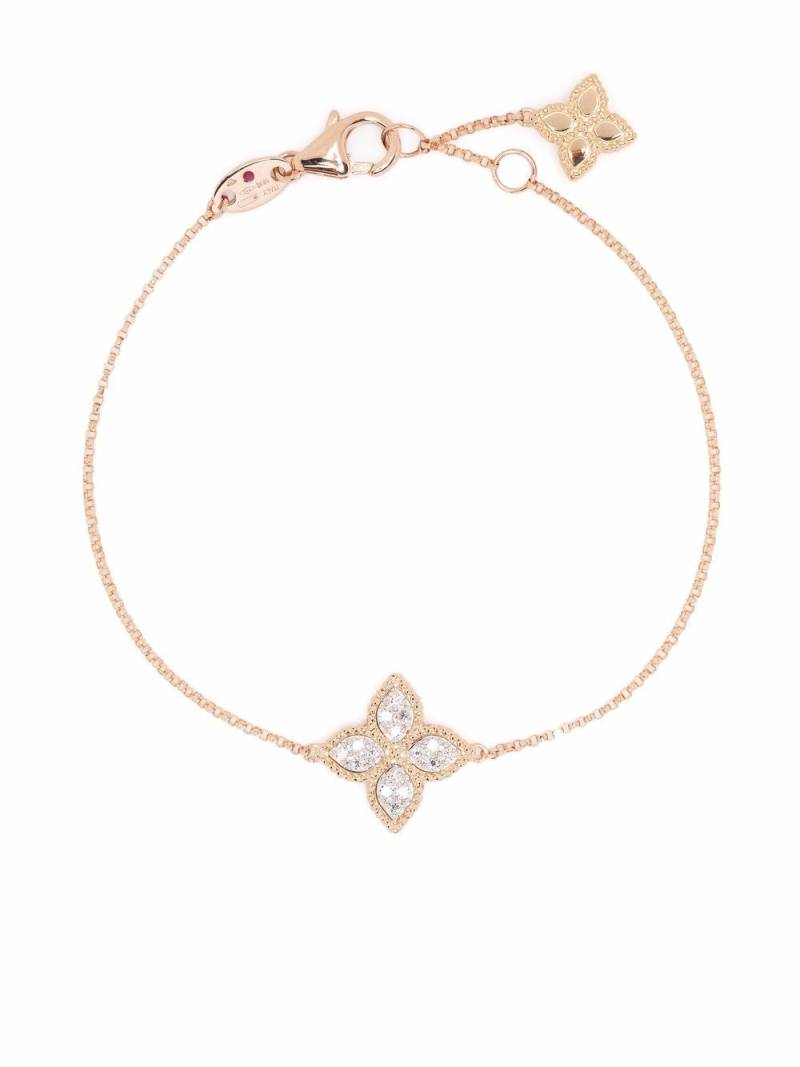 Roberto Coin 18kt rose gold diamond Princess Flower bracelet - Pink von Roberto Coin