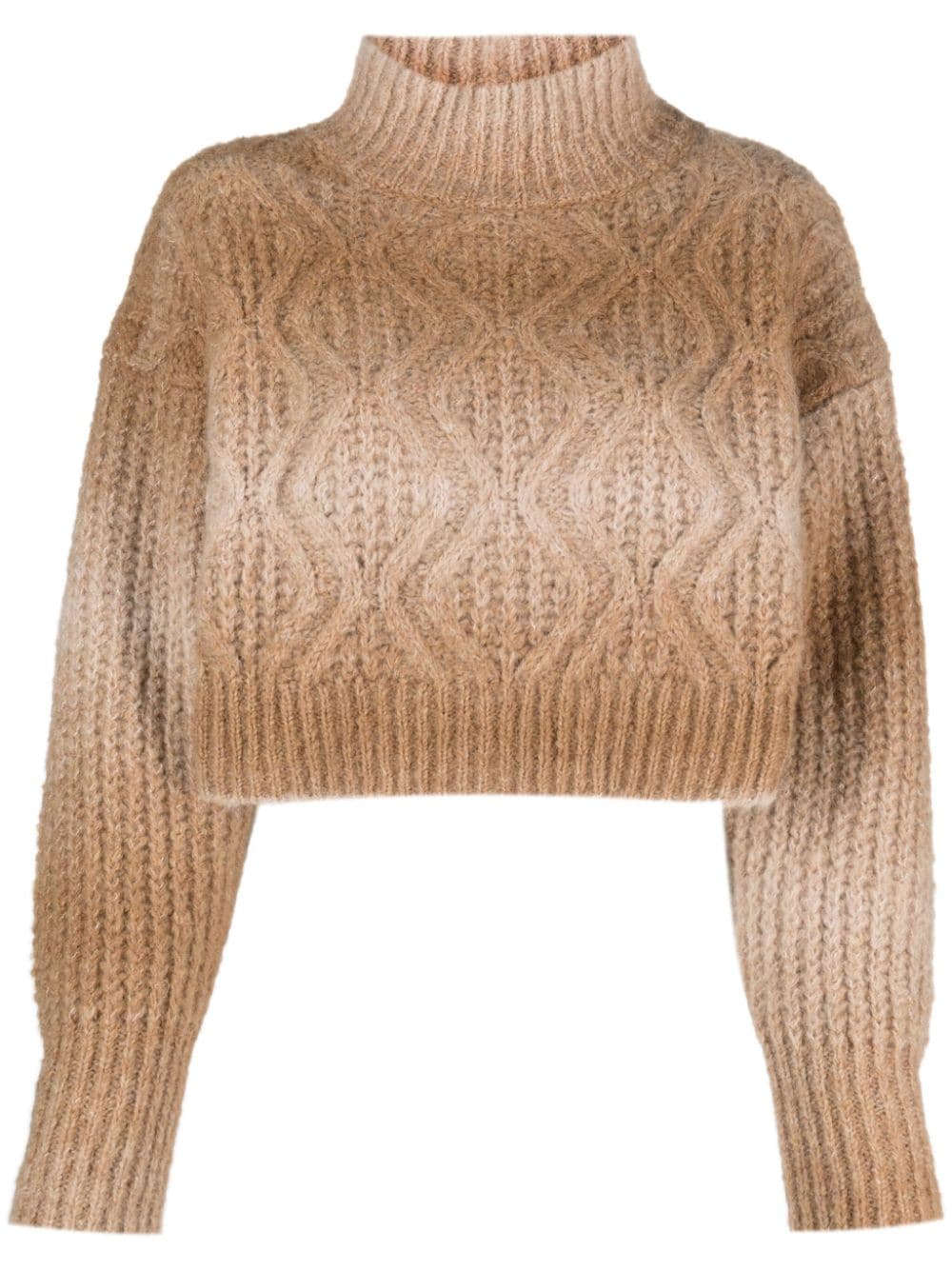 Roberto Collina cable-knit cropped jumper - Neutrals von Roberto Collina