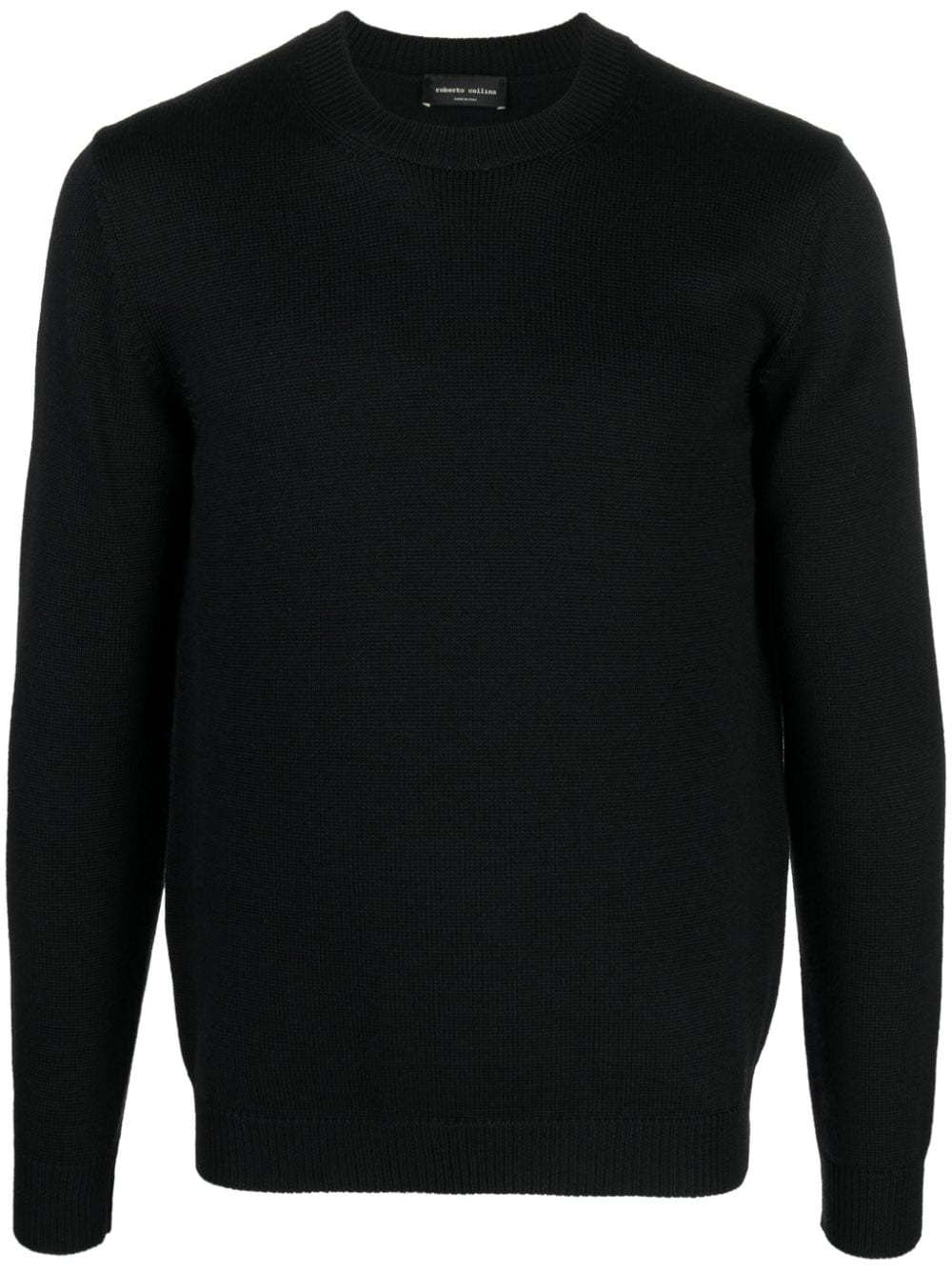 Roberto Collina crew-neck merino wool jumper - Black von Roberto Collina