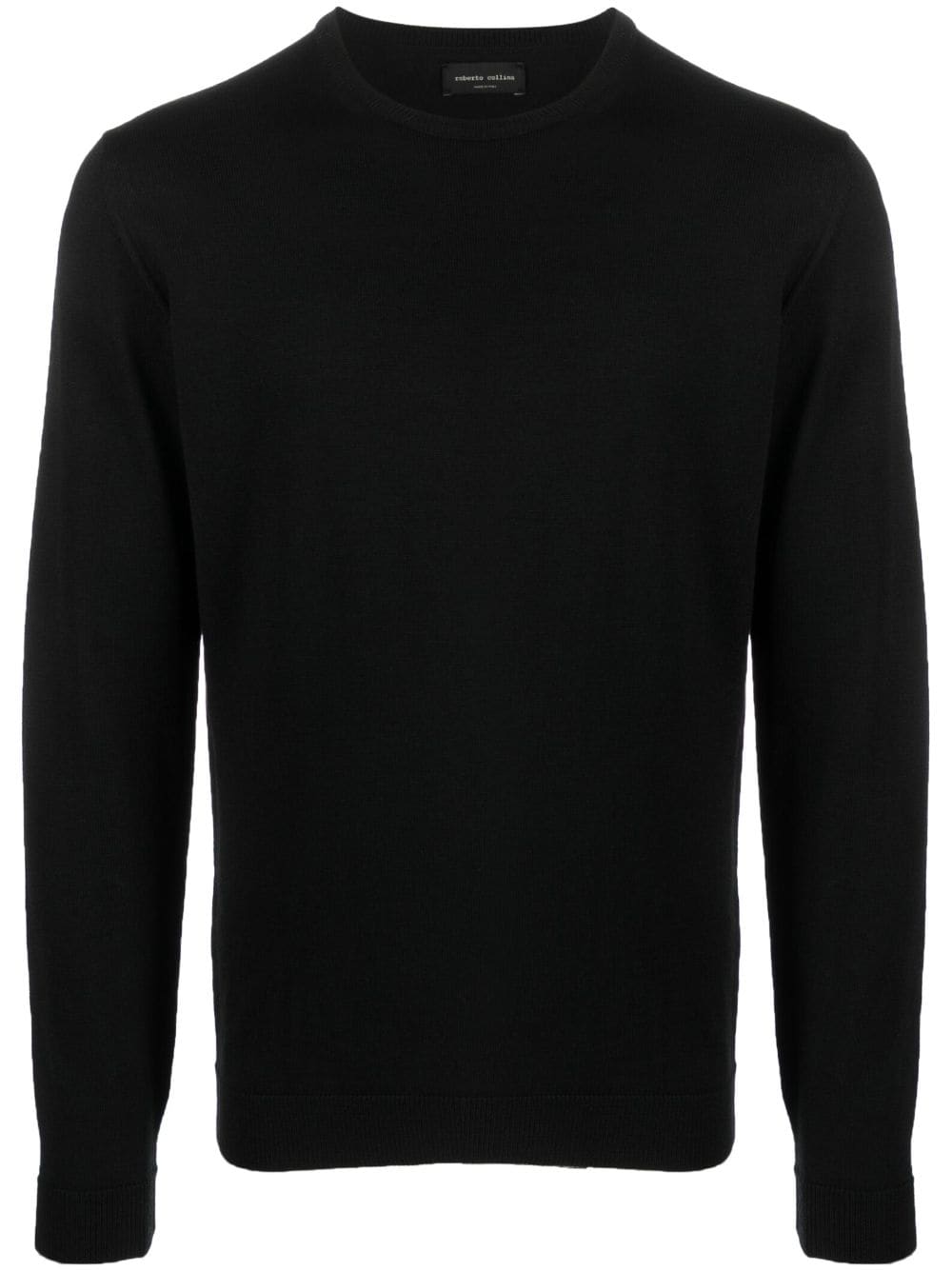 Roberto Collina crew-neck wool jumper - Black von Roberto Collina