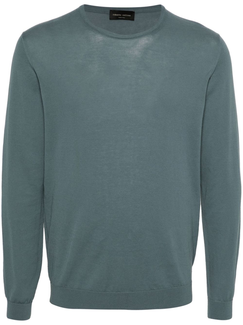 Roberto Collina fine-knit cotton jumper - Blue von Roberto Collina