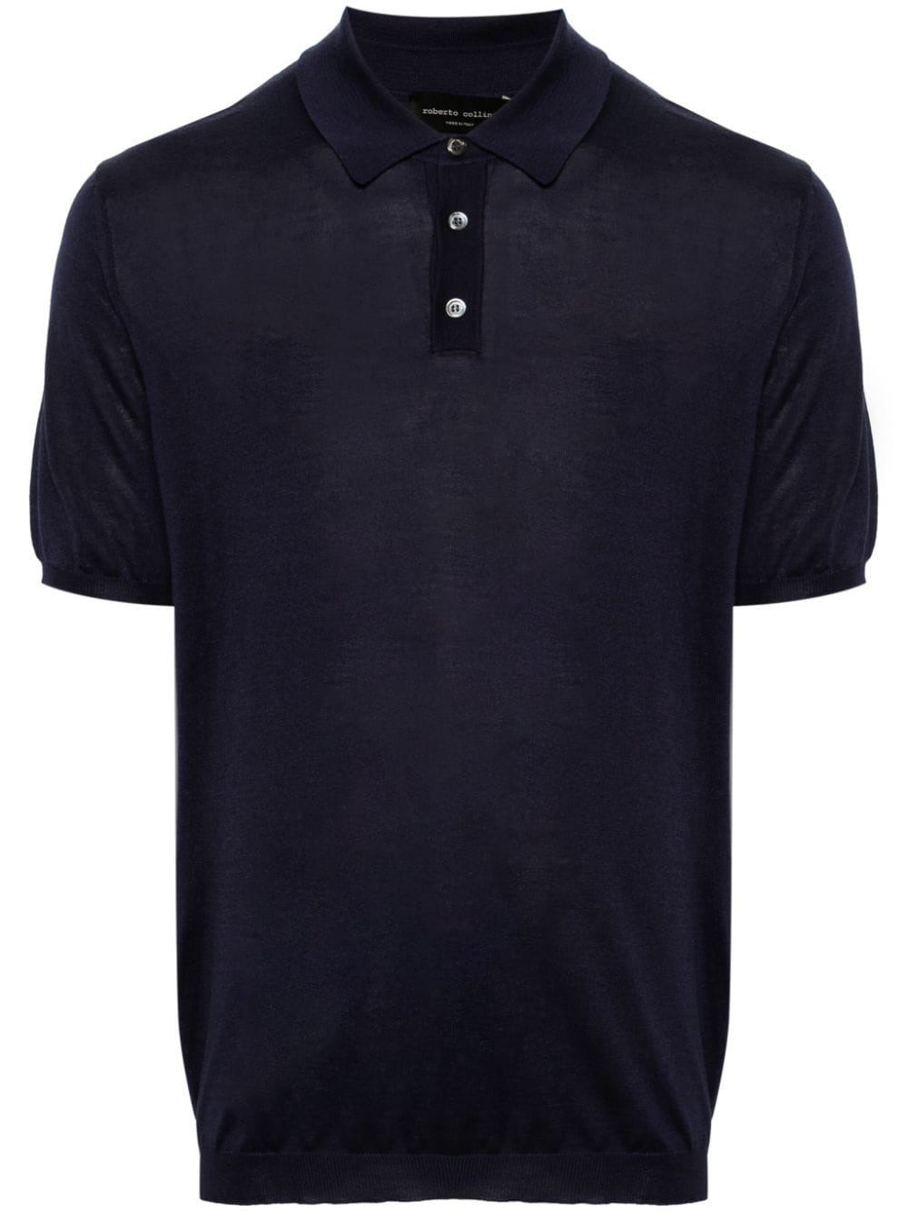 Roberto Collina fine-knit polo shirt - Blue von Roberto Collina