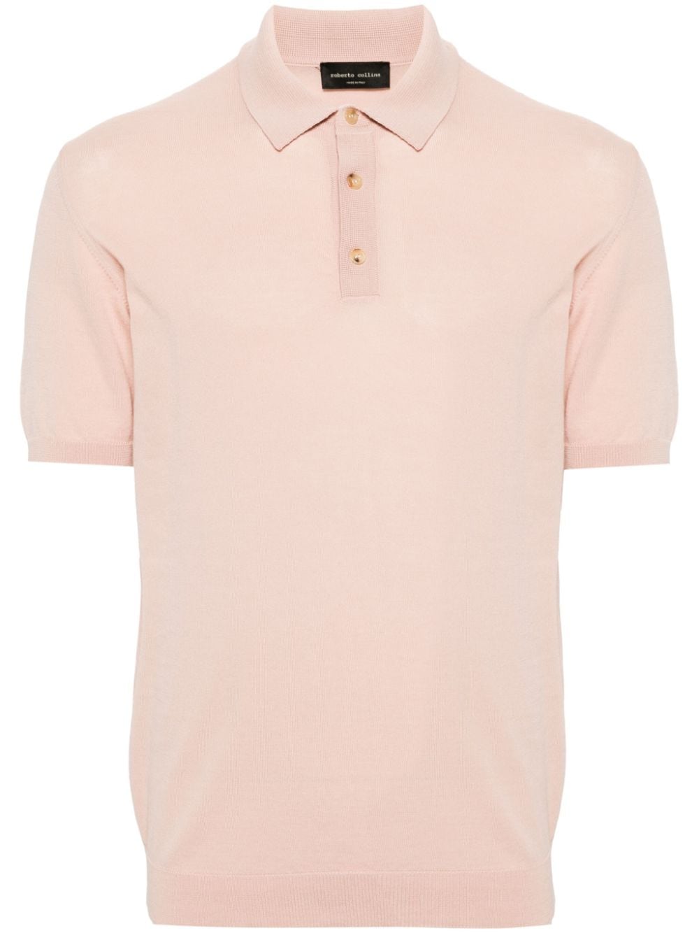 Roberto Collina fine-knit polo shirt - Pink von Roberto Collina