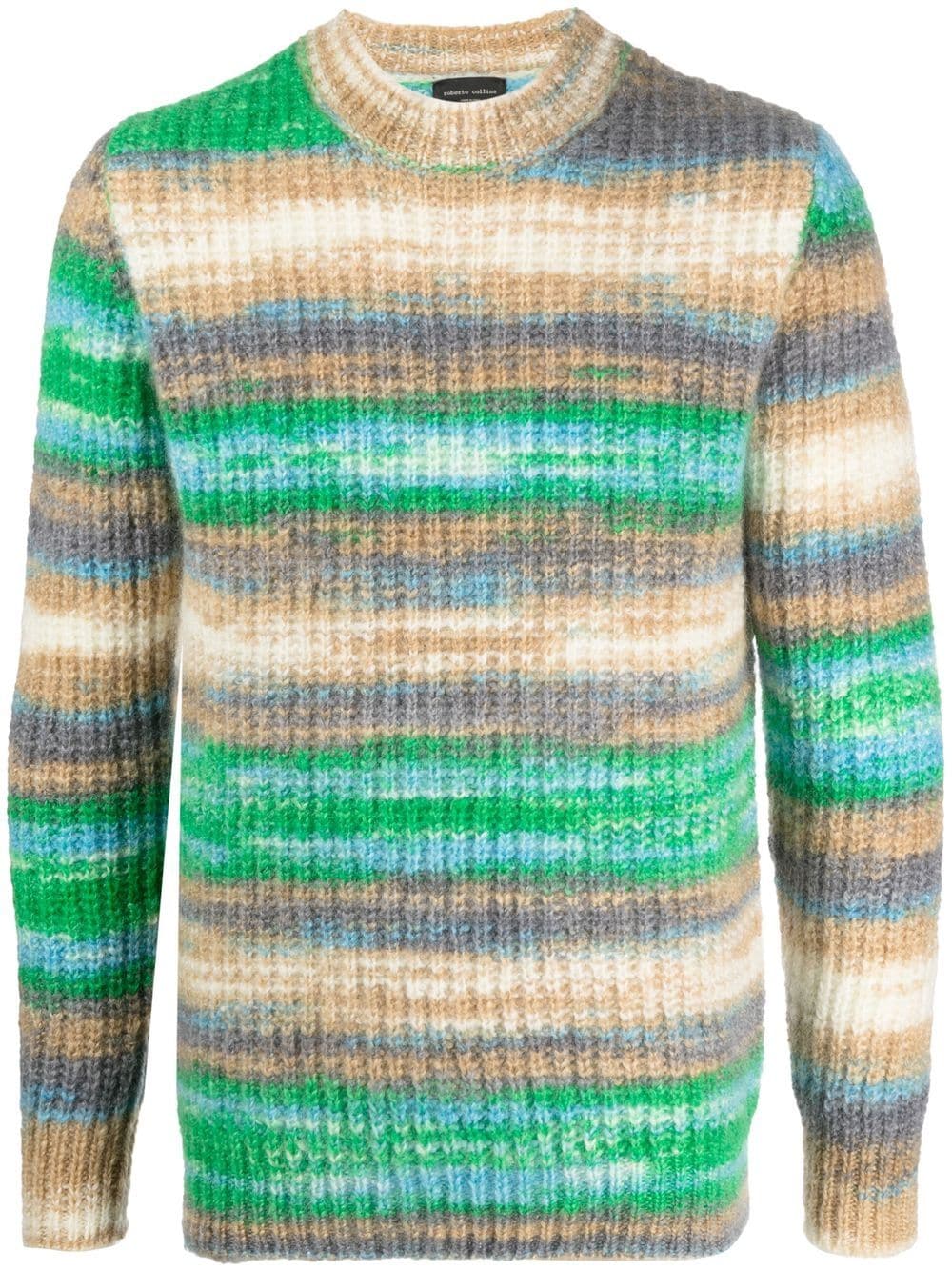 Roberto Collina mohair blend crew-neck jumper - Green von Roberto Collina